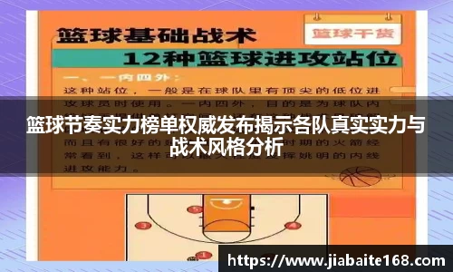 篮球节奏实力榜单权威发布揭示各队真实实力与战术风格分析